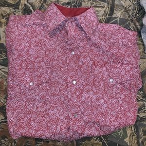 Pearl-Snap Dress Shirt